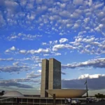 Brasilia Congresso Nuvens