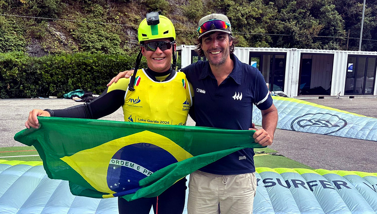 Lucas Fonseca e Juan Sienra (Foto: Divulgação/CBVela)