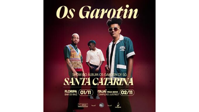 Os Garotin anuncia dois shows do novo álbum em Santa Catarina